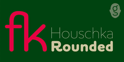 Houschka Rounded Font Poster 5