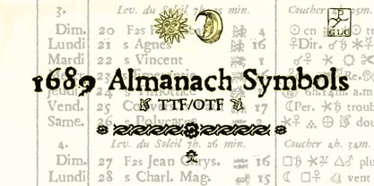 1689 Almanach Fuente Póster 3