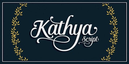 Kathya Script Fuente Póster 1