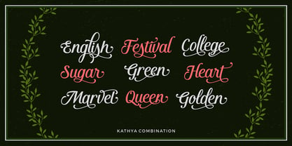 Kathya Script Font Poster 5