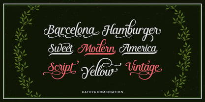Kathya Script Font Poster 6