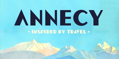 Annecy Font Poster 1