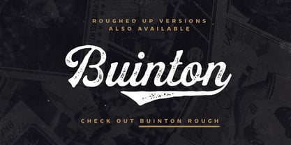 Buinton Font Poster 2