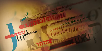 Jeanne Moderno Font Poster 4