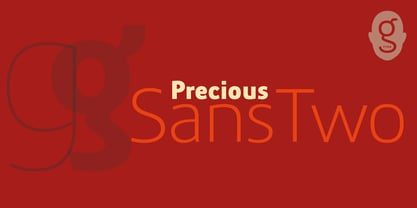 Precious Sans Two Fuente Póster 6