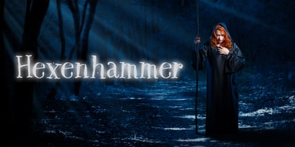 Hexenhammer Font Poster 1