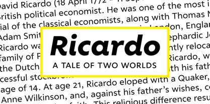 Ricardo Font Poster 1