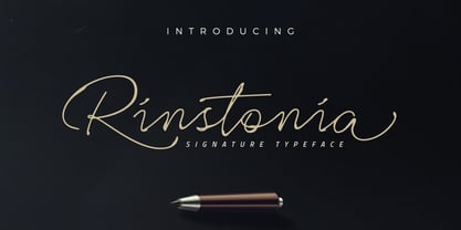 Rinstonia Font Poster 1