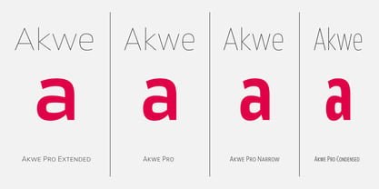 Akwe Pro Font Poster 6