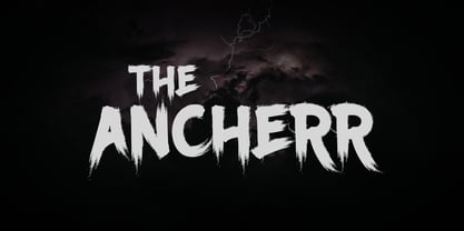 Ancherr Font Poster 1