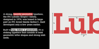 ITC Lubalin Graph Police Poster 4