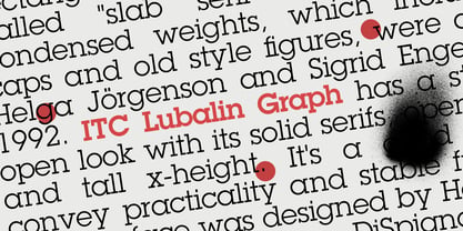 ITC Lubalin Graph Font Poster 3