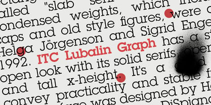 ITC Lubalin Graph Fuente Póster 3