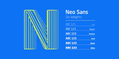 Neo Sans Font Poster 3