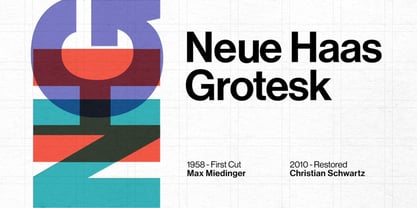 Neue Haas Grotesk Display Font Poster 1