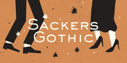 Sackers Gothic Fuente Póster 1