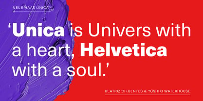 Neue Haas Unica Font Poster 6