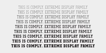 Comply Slab Font Poster 5