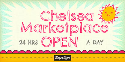 Chelsea Market Open Font Poster 1