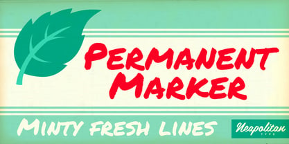 Permanent Marker Pro Font Poster 1