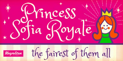 Princess Sofia Royale Font Poster 1