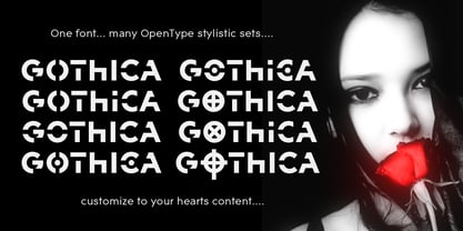 Gothica Font Poster 2