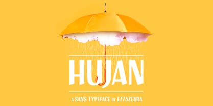 Hujan Font Poster 1