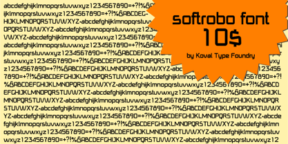 Softrobo Font Poster 1