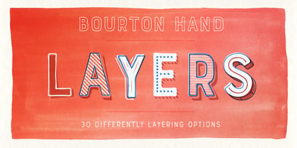 Bourton Hand Font Poster 9