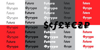 Futura PT Font Poster 1