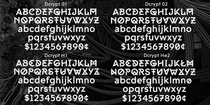 Decrypt He2 Font Poster 6