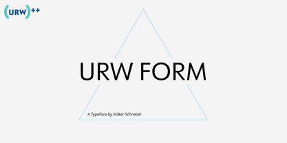 URW Form Fuente Póster 1