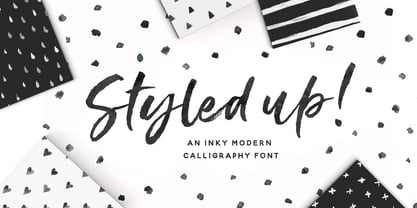 Styled Up Font Poster 12