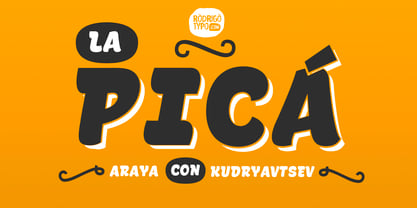 La Pica Font Poster 1