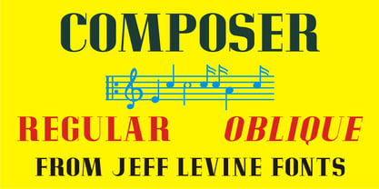 Composer JNL Font Poster 1