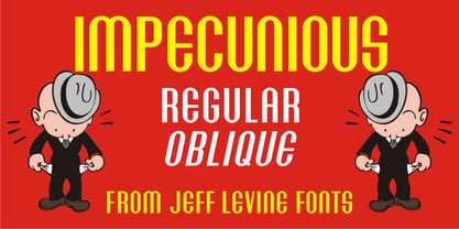 Impecunious JNL Font Poster 1