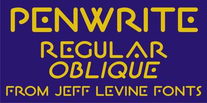 Penwrite JNL Font Poster 1
