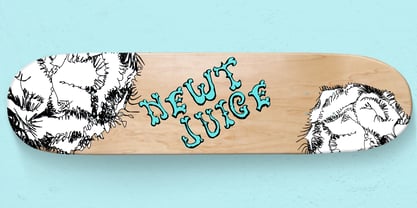 Newt Juice Font Poster 3