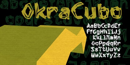Okra Cubo Font Poster 3