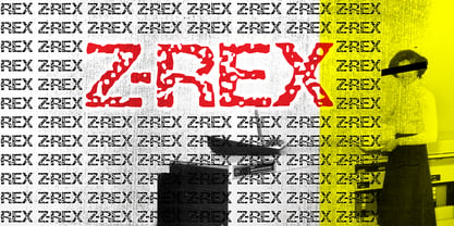 Z-Rex Font Poster 1