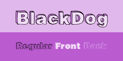 BlackDog Font Poster 3