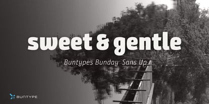 Bunday Sans Font Poster 8