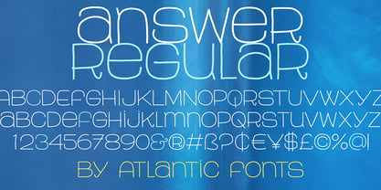 Answer Font Poster 3