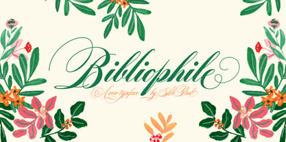 Bibliophile Script Police Poster 2