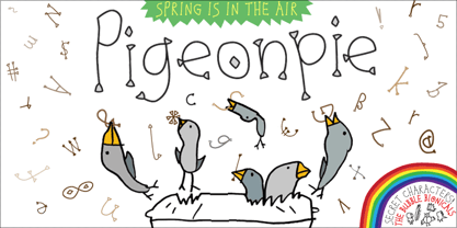Pigeonpie Font Poster 1