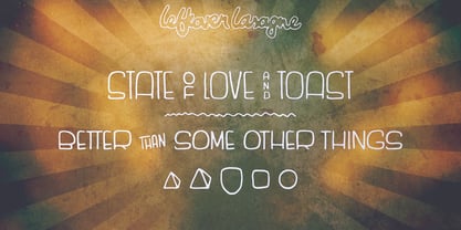 State of Love and Toast LL Font Poster 6