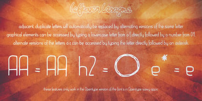 Moppetops LL Font Poster 2