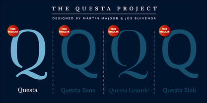 Questa Serif Font Poster 2