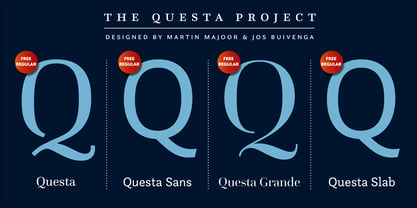 Questa Serif Fuente Póster 3