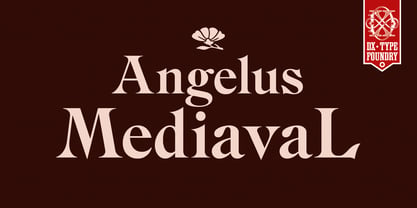 DXAngelus Mediaval Font Poster 1